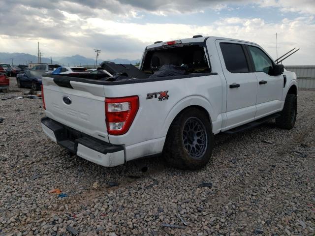 1FTEW1EPXMFB48806 - 2021 FORD F-150 SUPERCREW WHITE photo 3