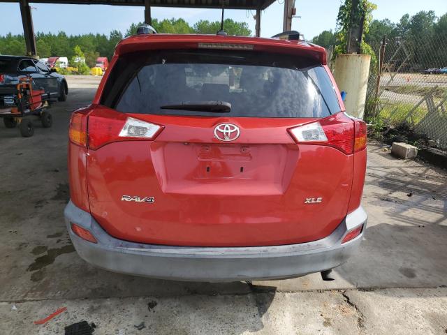 2T3WFREV9FW132034 - 2015 TOYOTA RAV4 XLE RED photo 6