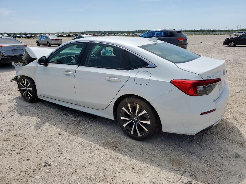 2HGFE2646NH850849 - 2022 HONDA CIVIC WHITE photo 2