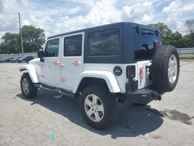 1C4BJWEG8CL212744 - 2012 JEEP WRANGLER UNLIMITED SAHARA WHITE photo 2