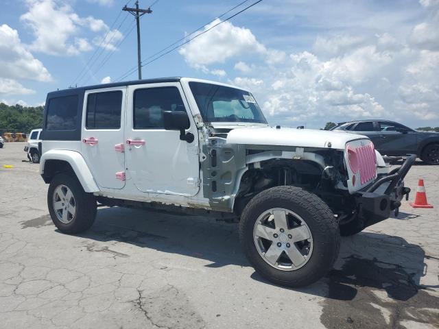 1C4BJWEG8CL212744 - 2012 JEEP WRANGLER UNLIMITED SAHARA WHITE photo 4