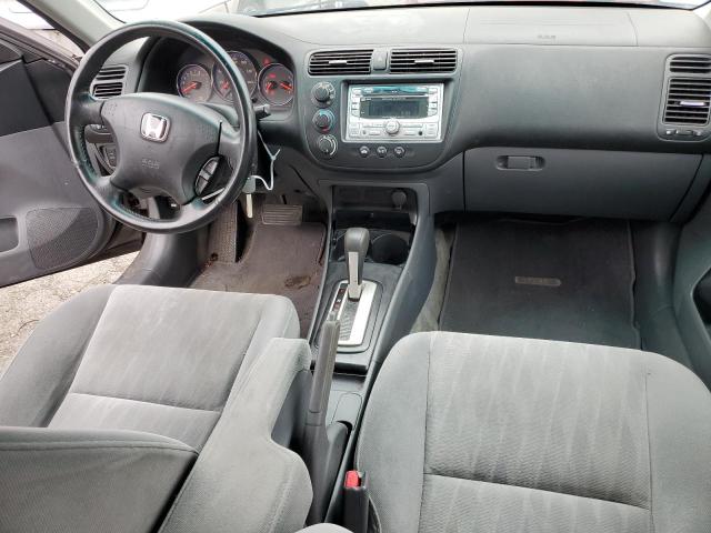 2HGES16505H559450 - 2005 HONDA CIVIC LX GRAY photo 8