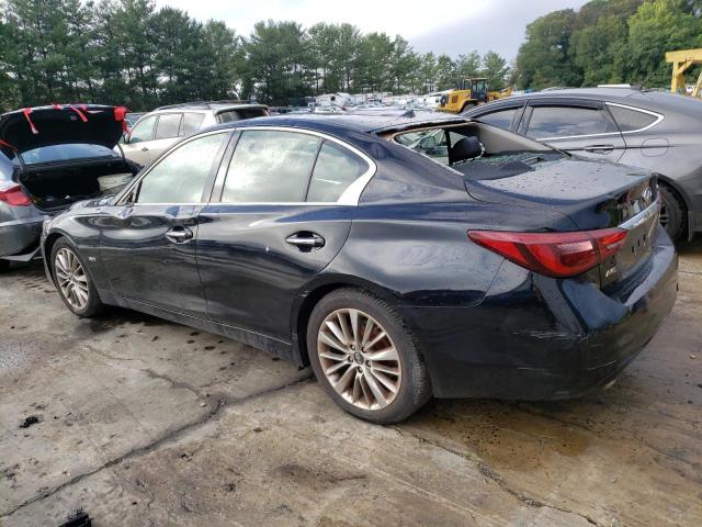 JN1EV7AR9JM445136 - 2018 INFINITI Q50 LUXE BLACK photo 2