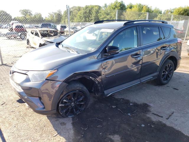 2T3RFREV6JW823804 - 2018 TOYOTA RAV4 ADVENTURE GRAY photo 1