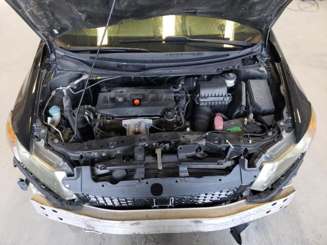 2HGFG3B96CH524015 - 2012 HONDA CIVIC EXL შავი ფოტო 11