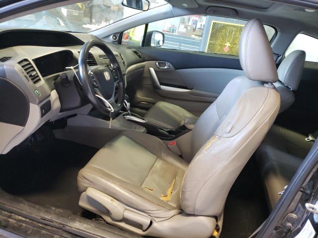 2HGFG3B96CH524015 - 2012 HONDA CIVIC EXL შავი ფოტო 7