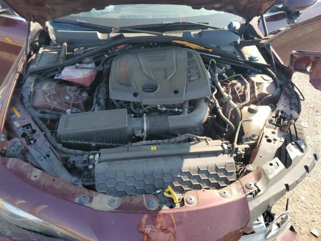 ZARFANBN8K7605333 - 2019 ALFA ROMEO GIULIA TI 栗色 照片 11