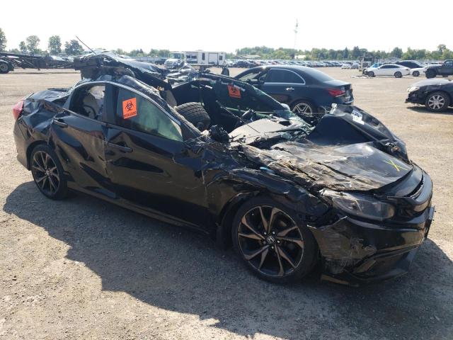 2HGFC2F81LH034878 - 2020 HONDA CIVIC SPORT BLACK photo 4
