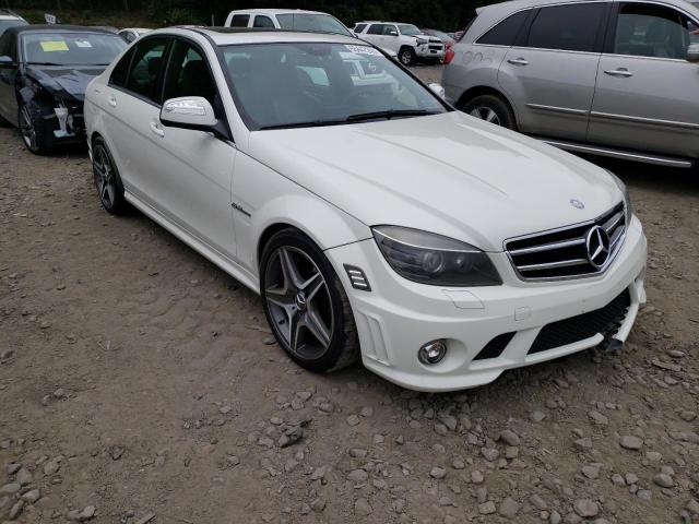 WDDGF77X08F182371 - 2008 MERCEDES-BENZ C 63 AMG WHITE photo 4