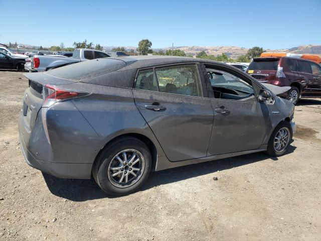 JTDKBRFU9H3574737 - 2017 TOYOTA PRIUS GRAY photo 3