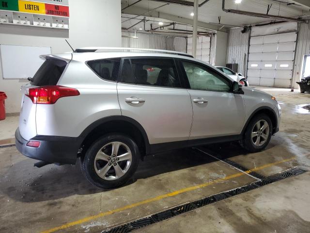 JTMRFREV2FD157822 - 2015 TOYOTA RAV4 XLE SILVER photo 3