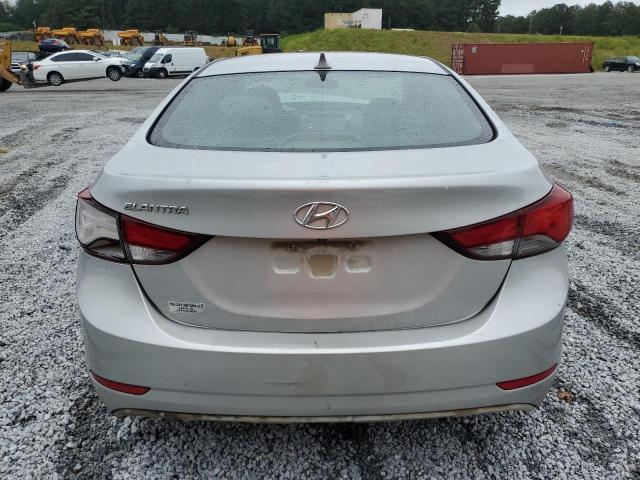 KMHDH4AE6EU092139 - 2014 HYUNDAI ELANTRA SE SILVER photo 6