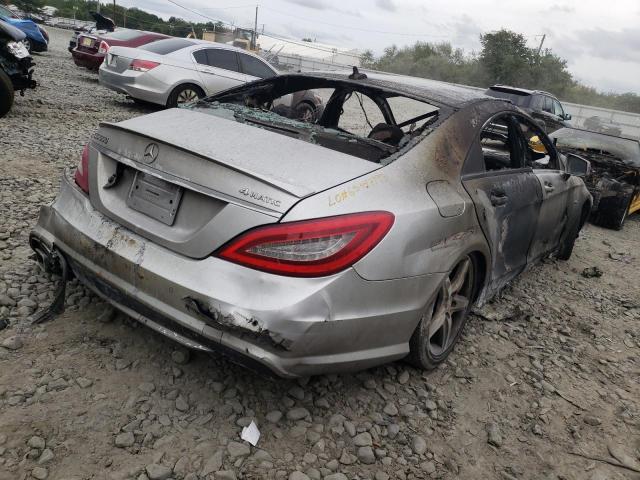 WDDLJ9BB6CA052265 - 2012 MERCEDES-BENZ CLS 550 4MATIC SILVER photo 3