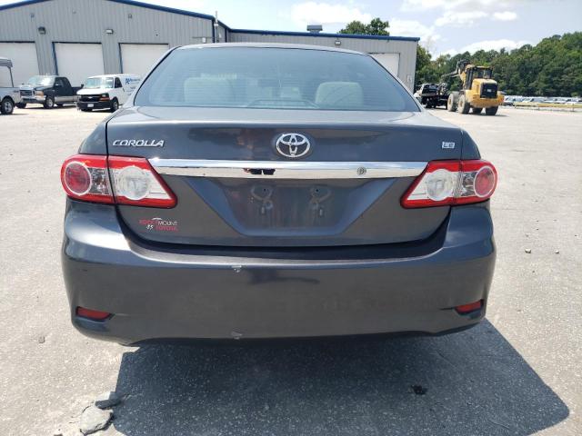 5YFBU4EE3DP095416 - 2013 TOYOTA COROLLA BASE GRAY photo 6