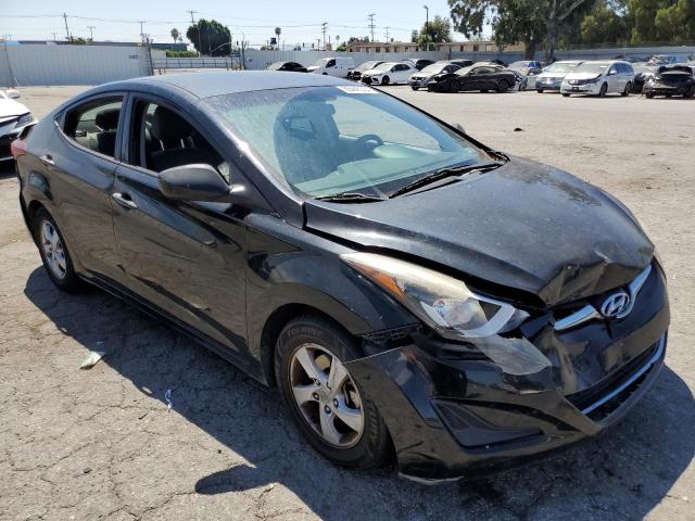 5NPDH4AE4EH539890 - 2014 HYUNDAI ELANTRA SE BLACK photo 4