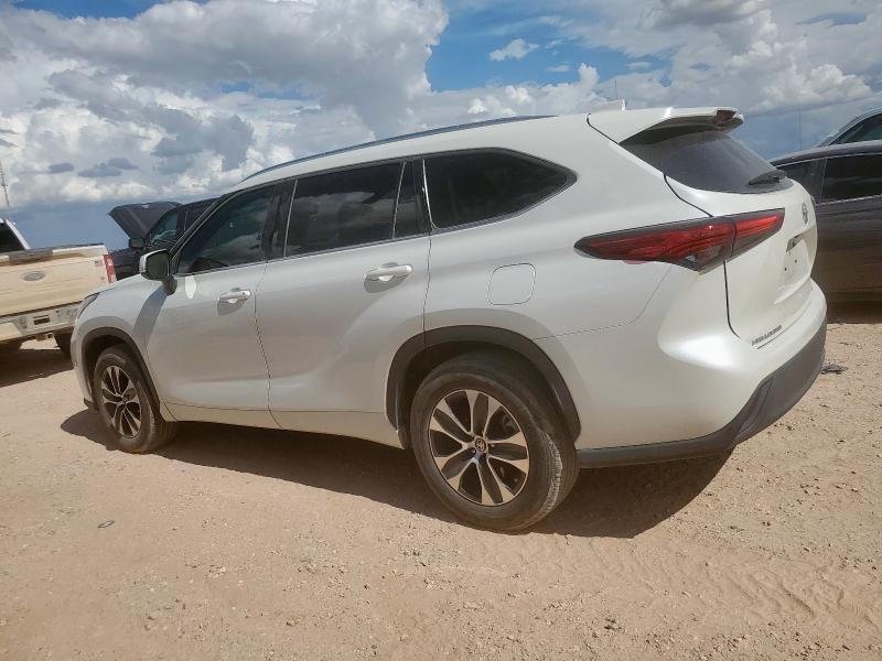 5TDGZRAH1LS511439 - 2020 TOYOTA HIGHLANDER XLE WHITE photo 2