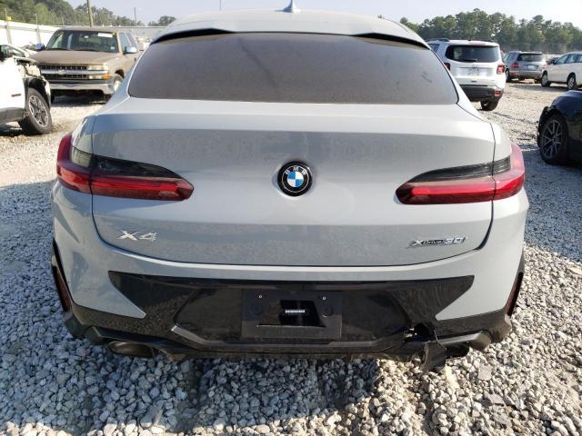 5UX33DT06P9T01710 - 2023 BMW X4 XDRIVE30I GRAY photo 6