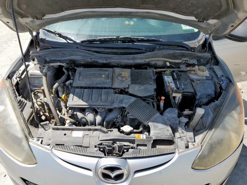 JM1DE1KY5C0147771 - 2012 MAZDA MAZDA2 银色 照片 11
