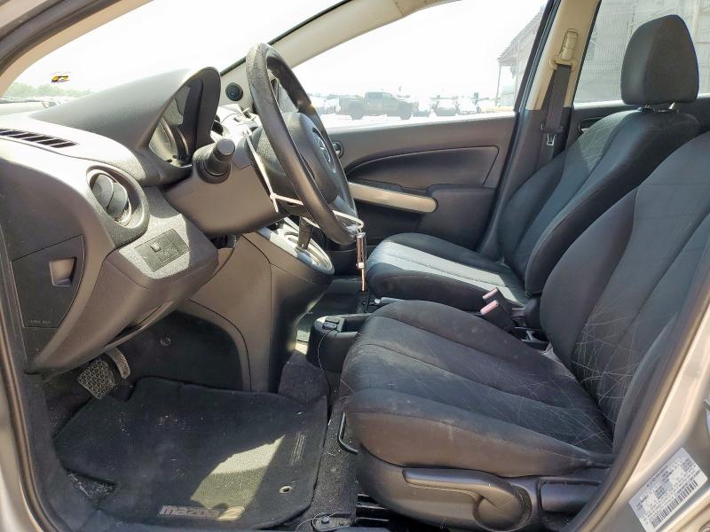 JM1DE1KY5C0147771 - 2012 MAZDA MAZDA2 银色 照片 7