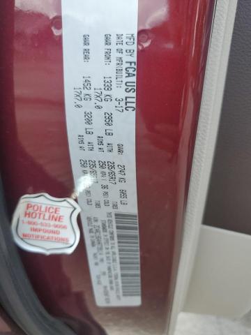 2C4RC1BG4HR739114 - 2017 CHRYSLER PACIFICA TOURING L ბურგუნდია ფოტო 13