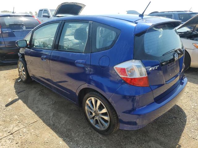 JHMGE8G54DC021193 - 2013 HONDA FIT SPORT BLUE photo 2