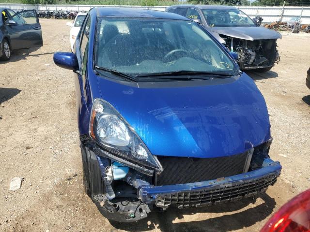 JHMGE8G54DC021193 - 2013 HONDA FIT SPORT BLUE photo 5