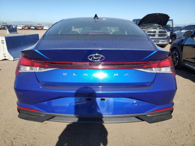 5NPLL4AGXNH084183 - 2022 HYUNDAI ELANTRA SE BLUE photo 6