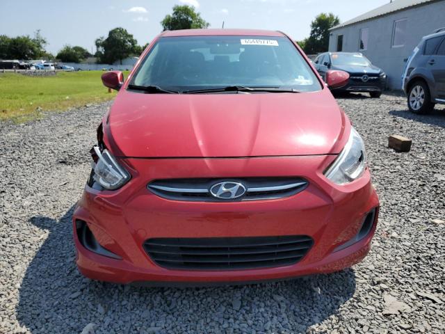 KMHCT5AE4HU341896 - 2017 HYUNDAI ACCENT SE RED photo 5
