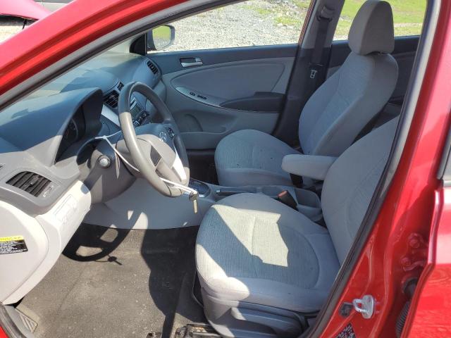 KMHCT5AE4HU341896 - 2017 HYUNDAI ACCENT SE RED photo 7