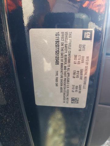 1G1YB2D77G5120495 - 2016 CHEVROLET CORVETTE STINGRAY 1LT BLACK photo 23