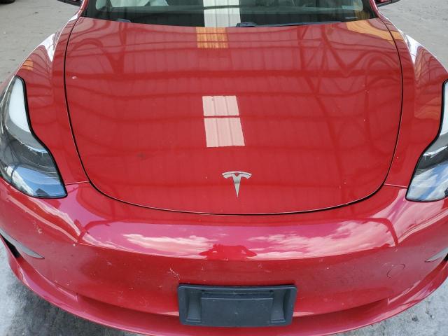 5YJ3E1EB0MF013076 - 2021 TESLA MODEL 3 Qırmızı foto 11