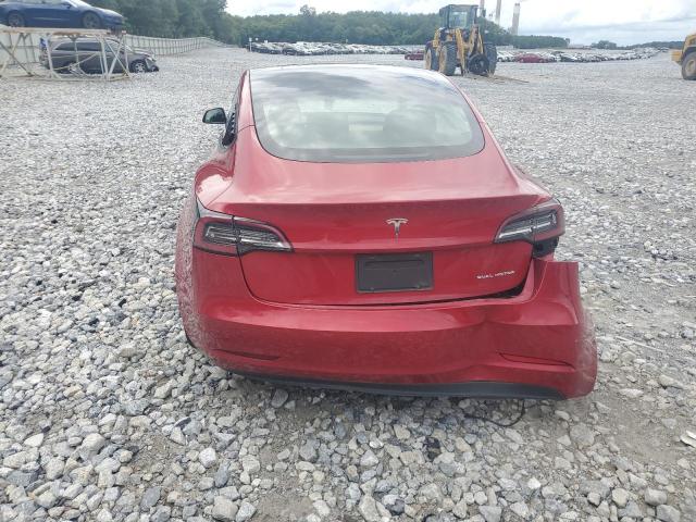 5YJ3E1EB0MF013076 - 2021 TESLA MODEL 3 Qırmızı foto 6