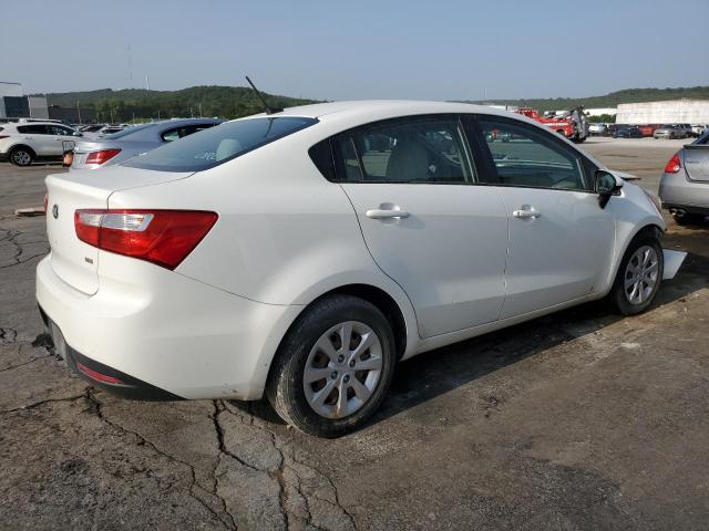 KNADM4A33D6204216 - 2013 KIA RIO LX WHITE photo 3