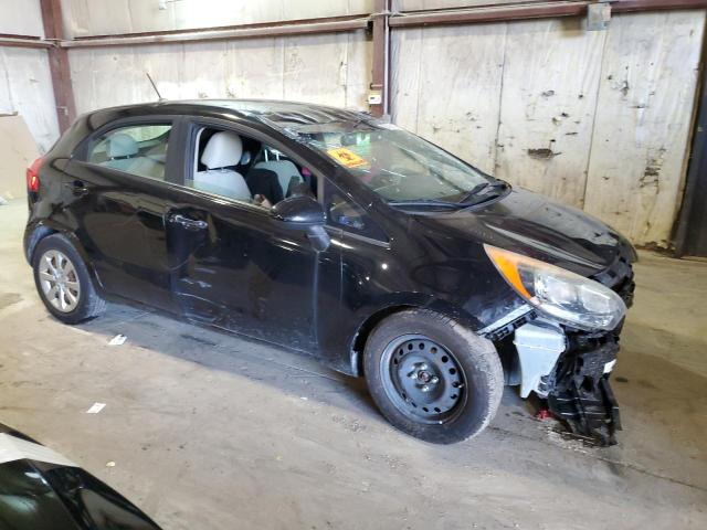 KNADM5A38D6245298 - 2013 KIA RIO LX BLACK photo 4