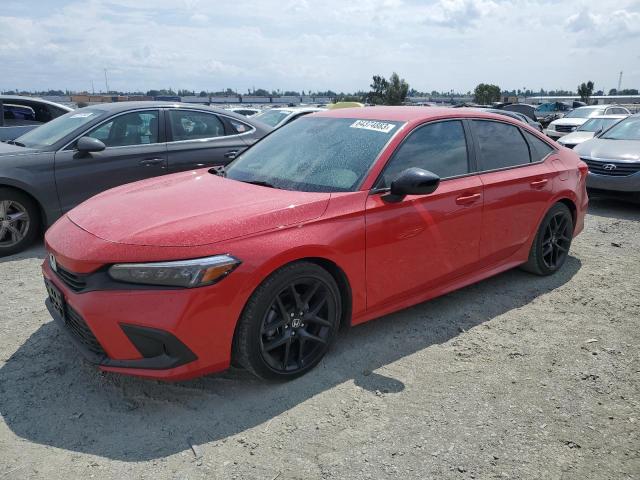 2HGFE2F53NH500670 - 2022 HONDA CIVIC SPORT 红色 照片 1