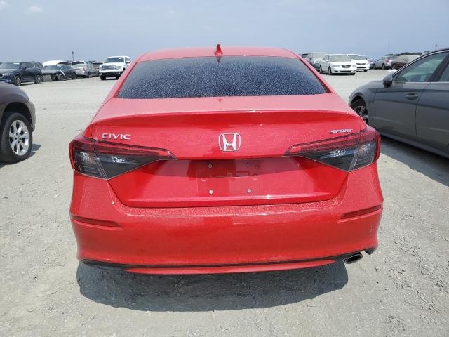 2HGFE2F53NH500670 - 2022 HONDA CIVIC SPORT 红色 照片 6