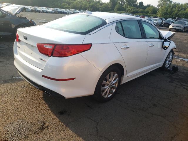 5XXGN4A78EG320403 - 2014 KIA OPTIMA EX WHITE photo 3