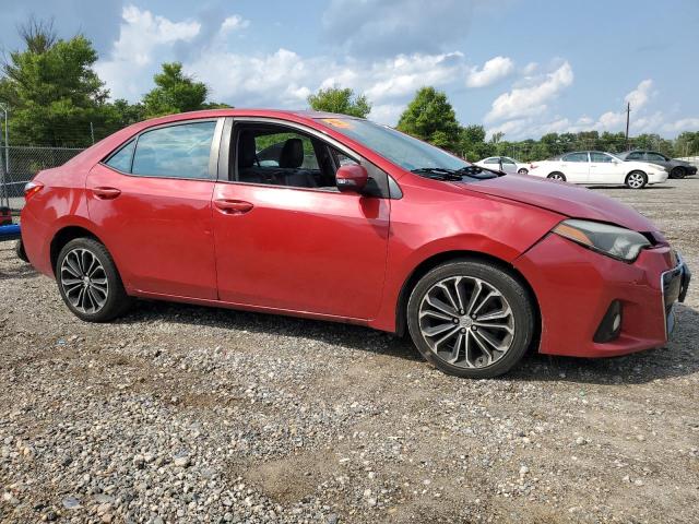 2T1BURHEXEC203881 - 2014 TOYOTA COROLLA L RED photo 4