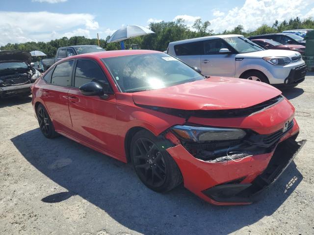 2HGFE2F58NH528030 - 2022 HONDA CIVIC SPORT RED photo 4