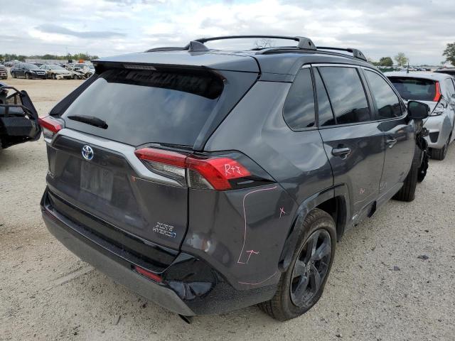 2T3EWRFV8KW014366 - 2019 TOYOTA RAV4 XSE CHARCOAL photo 4