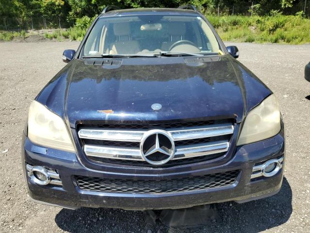 4JGBF71E77A120095 - 2007 MERCEDES-BENZ GL 450 4MATIC BLUE photo 5