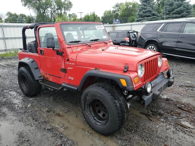 1J4FY19S1XP423677 - 1999 JEEP WRANGLER / SPORT RED photo 4