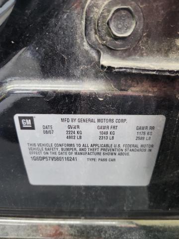 1G6DP57V580116241 - 2008 CADILLAC CTS HI FEATURE V6 BLACK photo 13