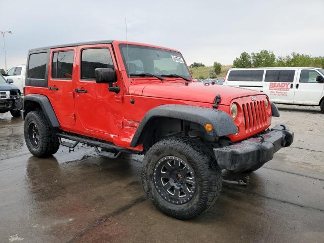 1C4BJWDG6HL549728 - 2017 JEEP WRANGLER U SPORT 红色 照片 4