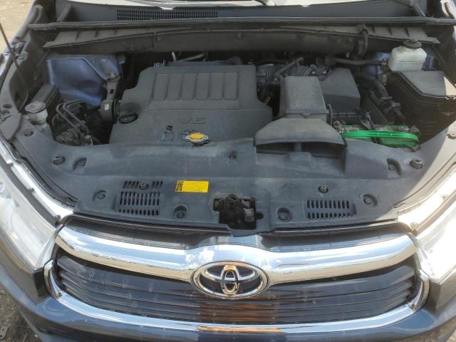 5TDJKRFH6ES059624 - 2014 TOYOTA HIGHLANDER XLE BLUE photo 12