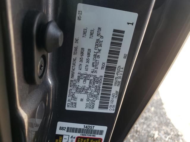 5TFNA5DB4PX103418 - 2023 TOYOTA TUNDRA CREWMAX PLATINUM Grau Foto 12