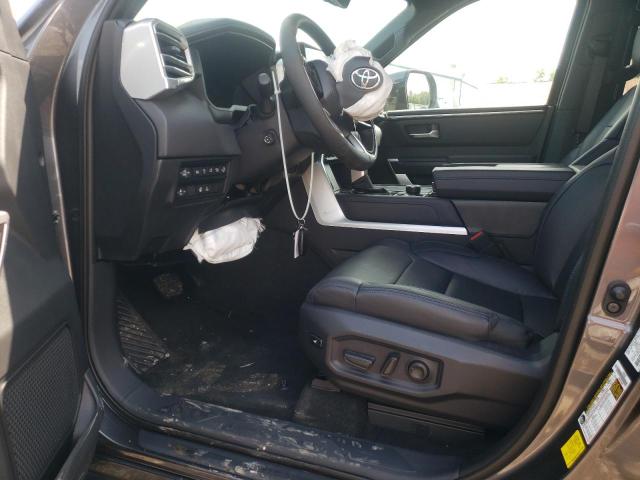 5TFNA5DB4PX103418 - 2023 TOYOTA TUNDRA CREWMAX PLATINUM Grau Foto 7