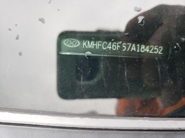 KMHFC46F67A184252 - 2007 HYUNDAI AZERA SE TAN photo 10