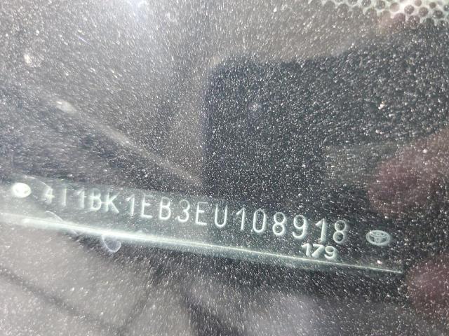 4T1BK1EB3EU108918 - 2014 TOYOTA AVALON BASE Белый фото 13