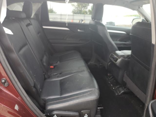 5TDJKRFH9ES055566 - 2014 TOYOTA HIGHLANDER XLE Tünd qırmızı foto 10